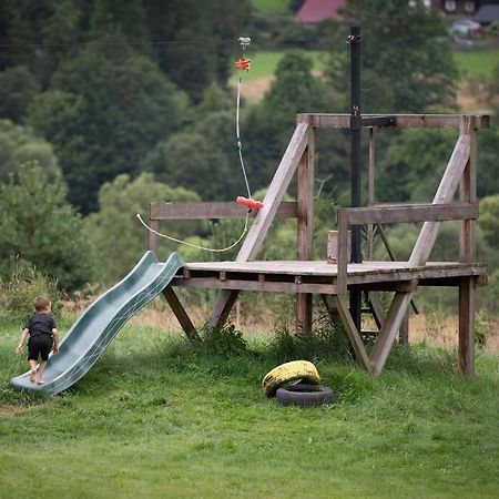 Polanka Beskid Niski Cute Cabin With Spectacular Views Hanczowa エクステリア 写真