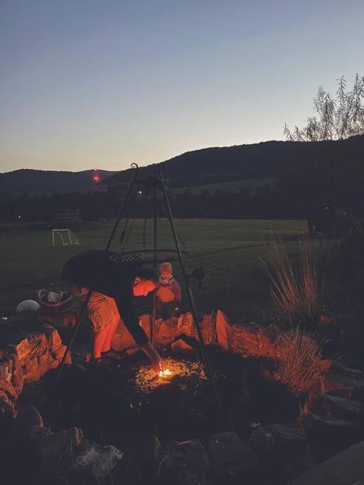 Polanka Beskid Niski Cute Cabin With Spectacular Views Hanczowa エクステリア 写真