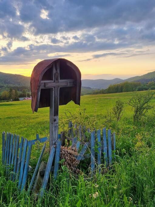 Polanka Beskid Niski Cute Cabin With Spectacular Views Hanczowa エクステリア 写真
