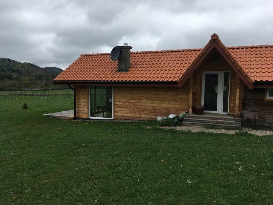 Polanka Beskid Niski Cute Cabin With Spectacular Views Hanczowa エクステリア 写真