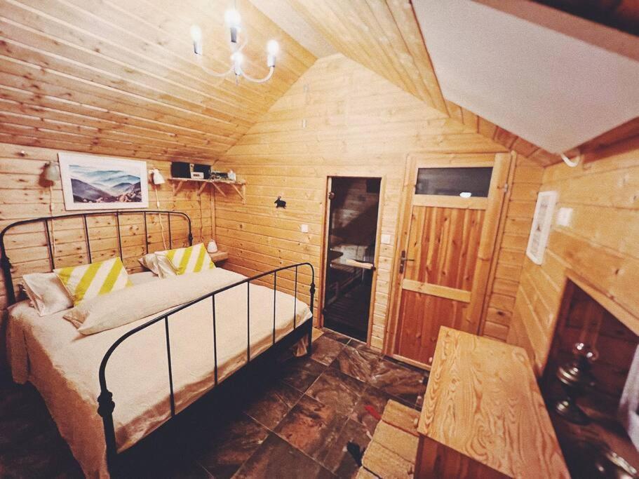 Polanka Beskid Niski Cute Cabin With Spectacular Views Hanczowa エクステリア 写真