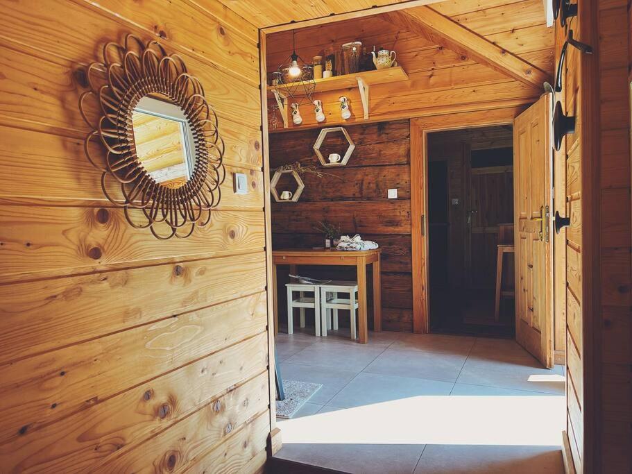 Polanka Beskid Niski Cute Cabin With Spectacular Views Hanczowa エクステリア 写真