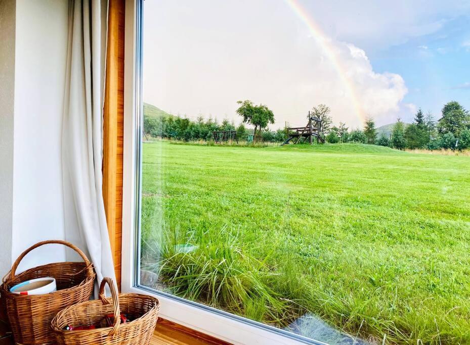 Polanka Beskid Niski Cute Cabin With Spectacular Views Hanczowa エクステリア 写真