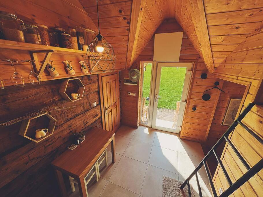 Polanka Beskid Niski Cute Cabin With Spectacular Views Hanczowa エクステリア 写真
