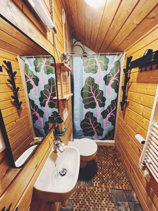 Polanka Beskid Niski Cute Cabin With Spectacular Views Hanczowa エクステリア 写真